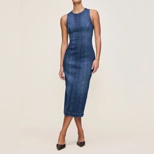 DL1961 Esme Denim Midi Dress NWOT